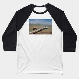 Mumbles Pier and Lifeboat Station Baseball T-Shirt